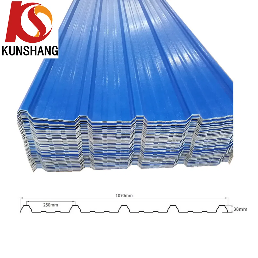 3 Layers Corrugated UPVC Roof/Roofing Sheet