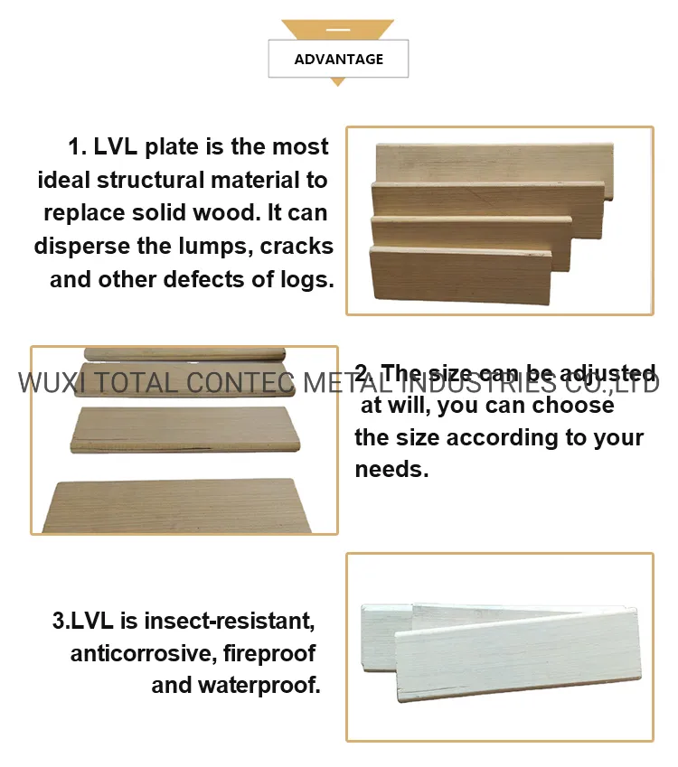 38mm Pine Wood LVL Scaffold Plank for Scaffolding