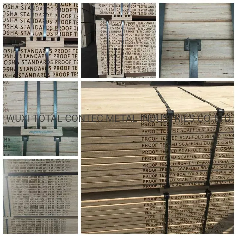 38mm Pine Wood LVL Scaffold Plank for Scaffolding