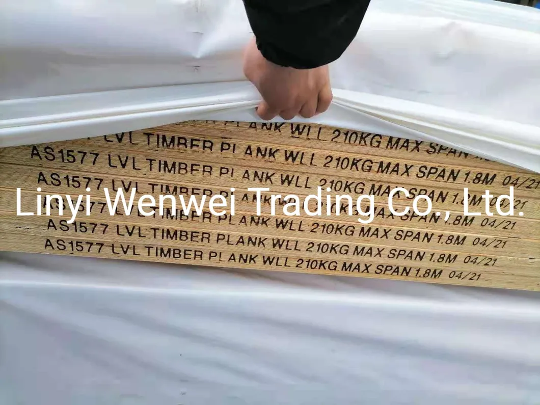 39× 230× 3600mm Structural LVL Scaffold Plank for Australia Market.