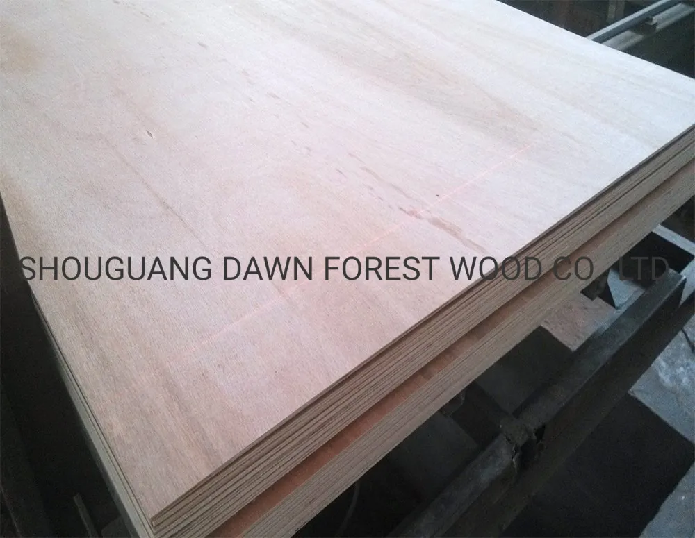 4mm-30mm Cherry/Sapele/Okoume Veneer Commercial Hardiflex Plywood with Wholesale Price