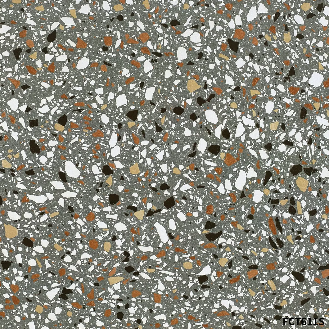 600X600mm Colorful Tiles 4 Color on Sale Building Material Rustic Porcelain Tiles (FCT611S)