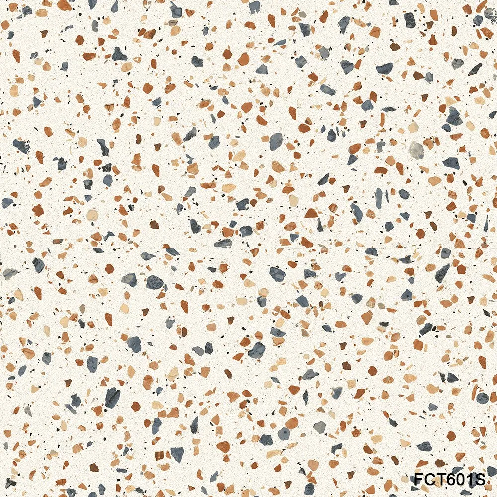 600X600mm Colorful Tiles Building Material Rustic Porcelain Tiles (FCT601S)