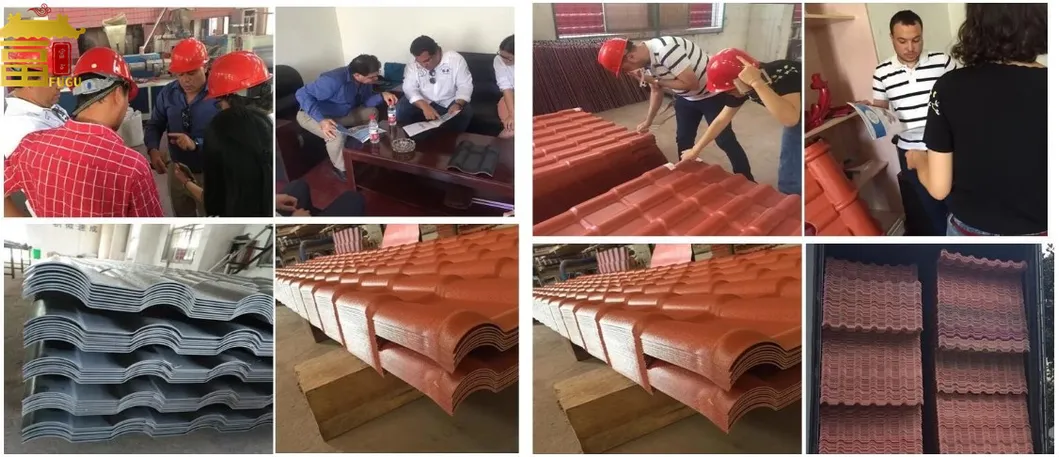 Anti-Corrosion PVC Trapezoidal Corrugated PVC Roof Sheet 900-1130mm