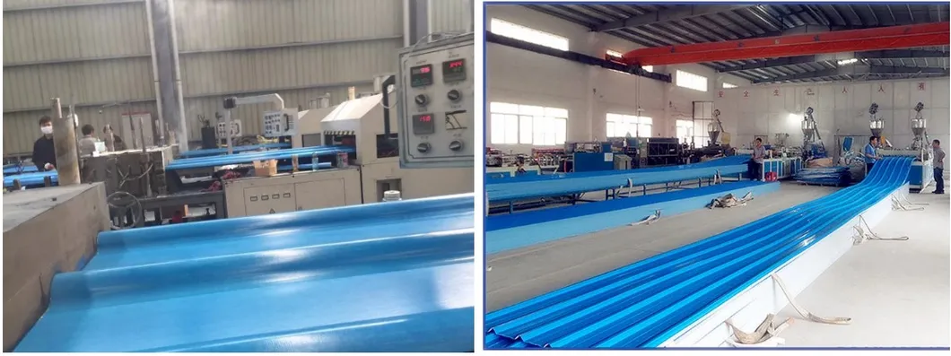 Anti-Corrosion UPVC Trapezoidal Roof Sheet 900-1130 mm