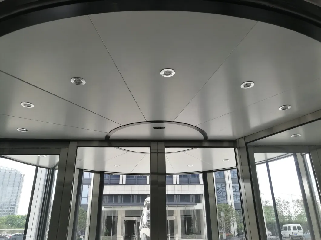Automatic Revolving Door, 2 Wing, with Sliding Door Operator