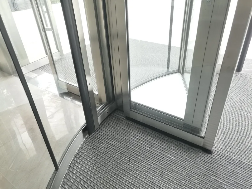 Automatic Revolving Door, 2 Wing, with Sliding Door Operator