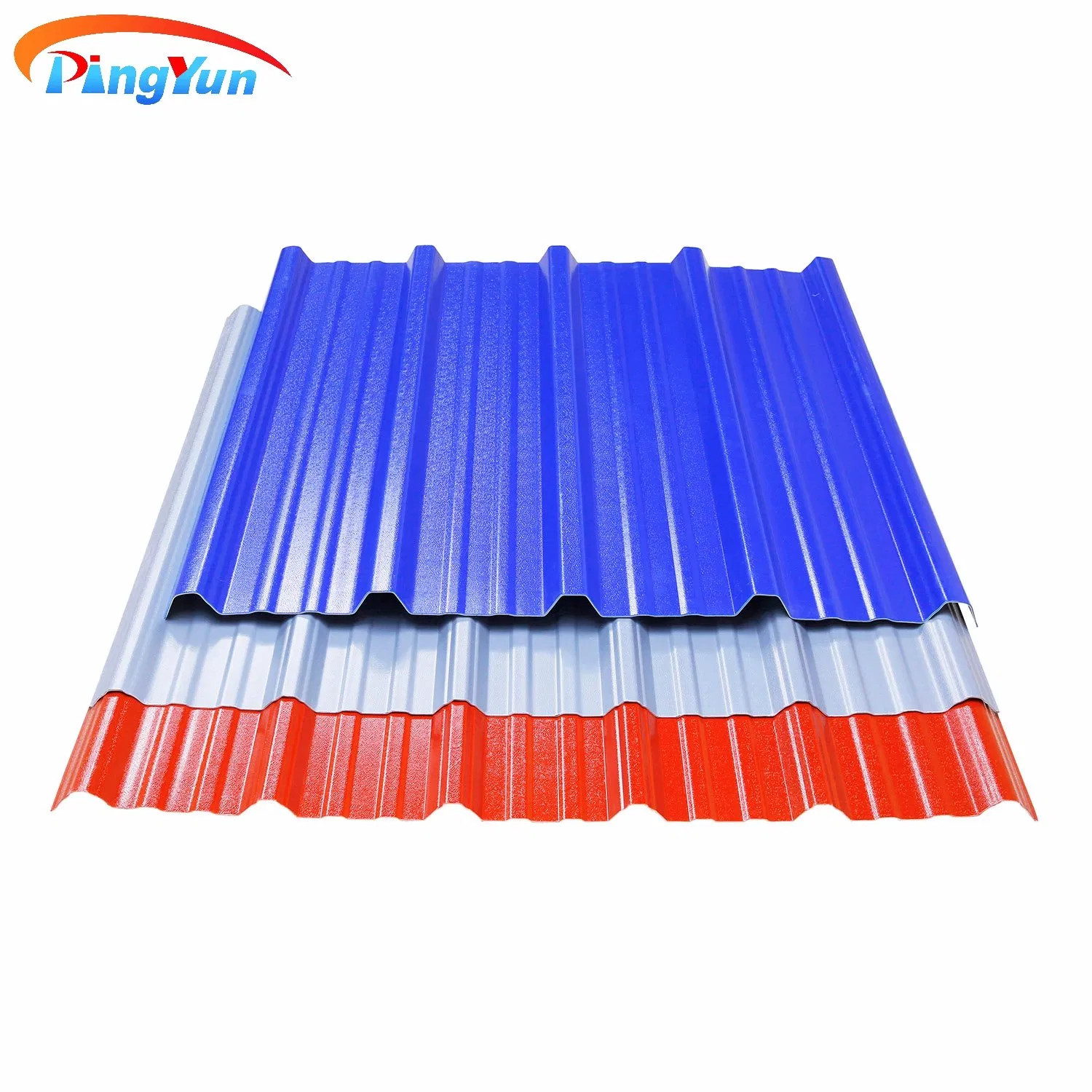 Customized Size ASA UPVC Roofing Sheet Trapezoidal PVC Roof Tile for Wall Panel