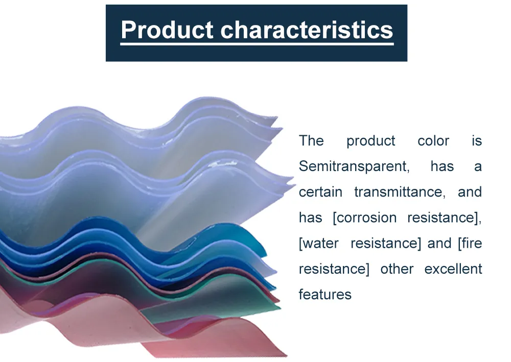 Daylight Roof Tile Energy Saving Strong 1130 Translucent Roof Sheet