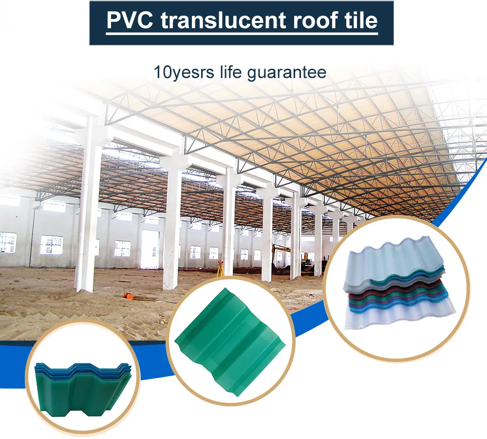 Daylight Roof Tile Energy Saving Strong 1130 Translucent Roof Sheet