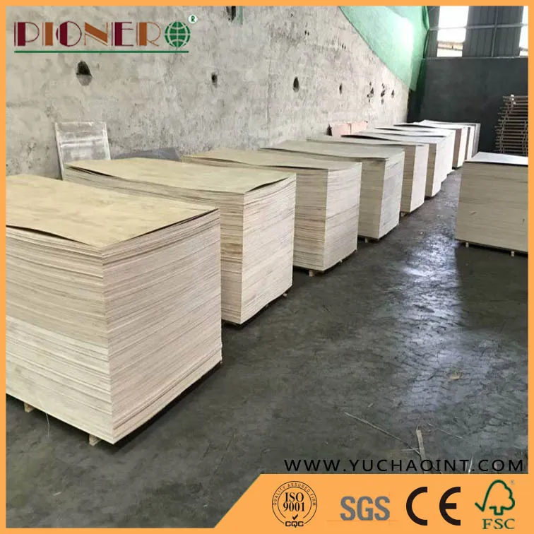 Soft Wood Pine Plywood, C+/C Grade E1 Glue 915* 1830 1220* 1830